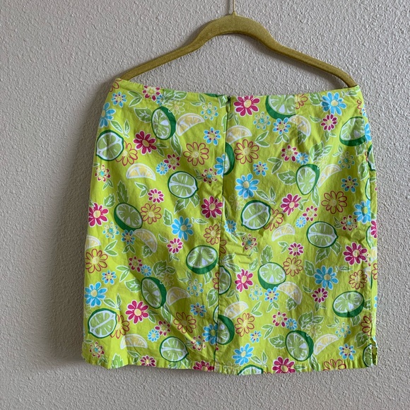 Y2K fruit Tahiti Reef Club Lime Skort 🌴 - Picture 2 of 9